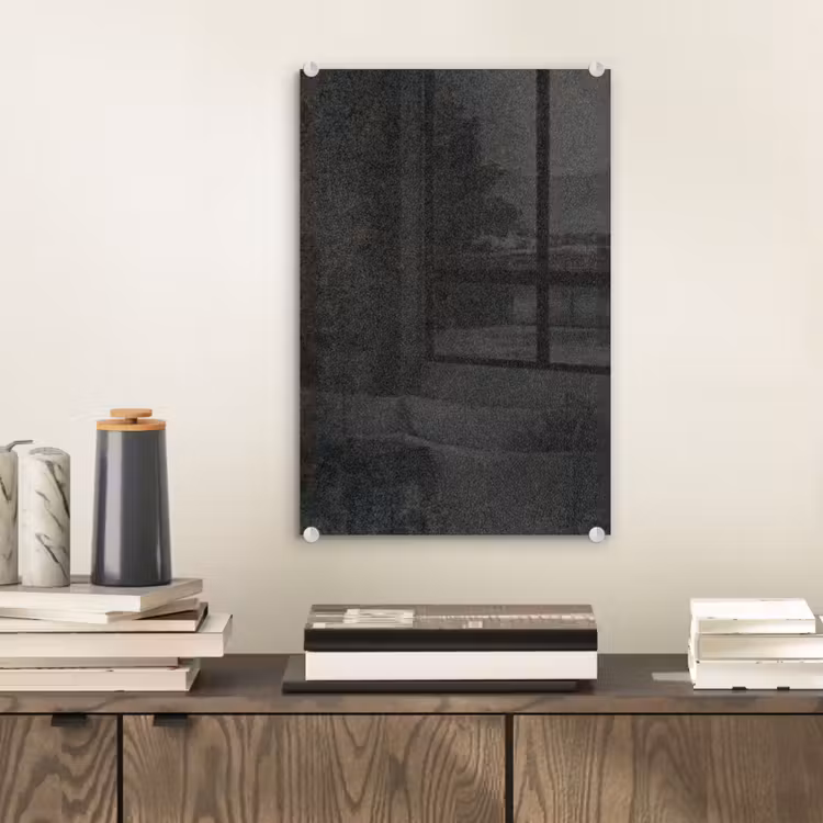 Glas schilderij - Industrieel - Beton - Grijs - Structuren - Retro — 1