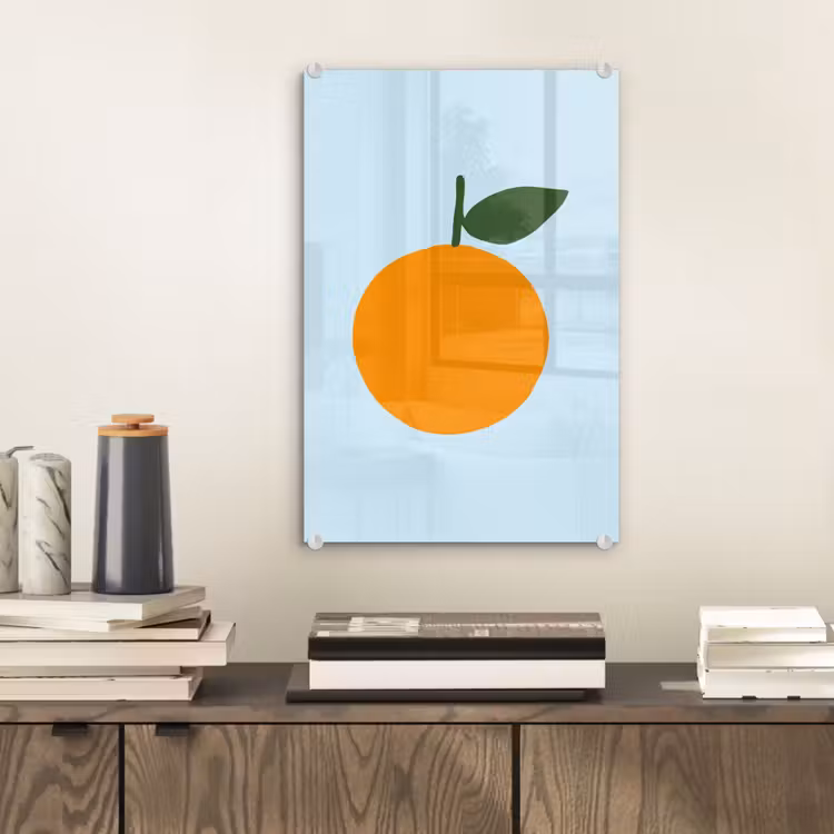 Glas schilderij - Fruit - Sinaasappel - Oranje — 2