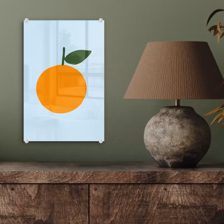 Glas schilderij - Fruit - Sinaasappel - Oranje — 4