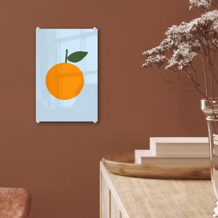 Glas schilderij - Fruit - Sinaasappel - Oranje — 6