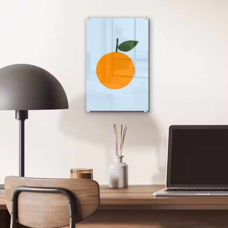 Glas schilderij - Fruit - Sinaasappel - Oranje — 7