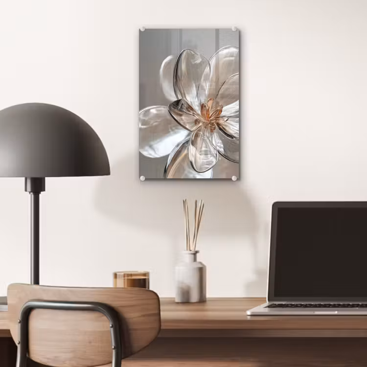 Glas schilderij - Bloem - Glazen - Doorzichtig — 7