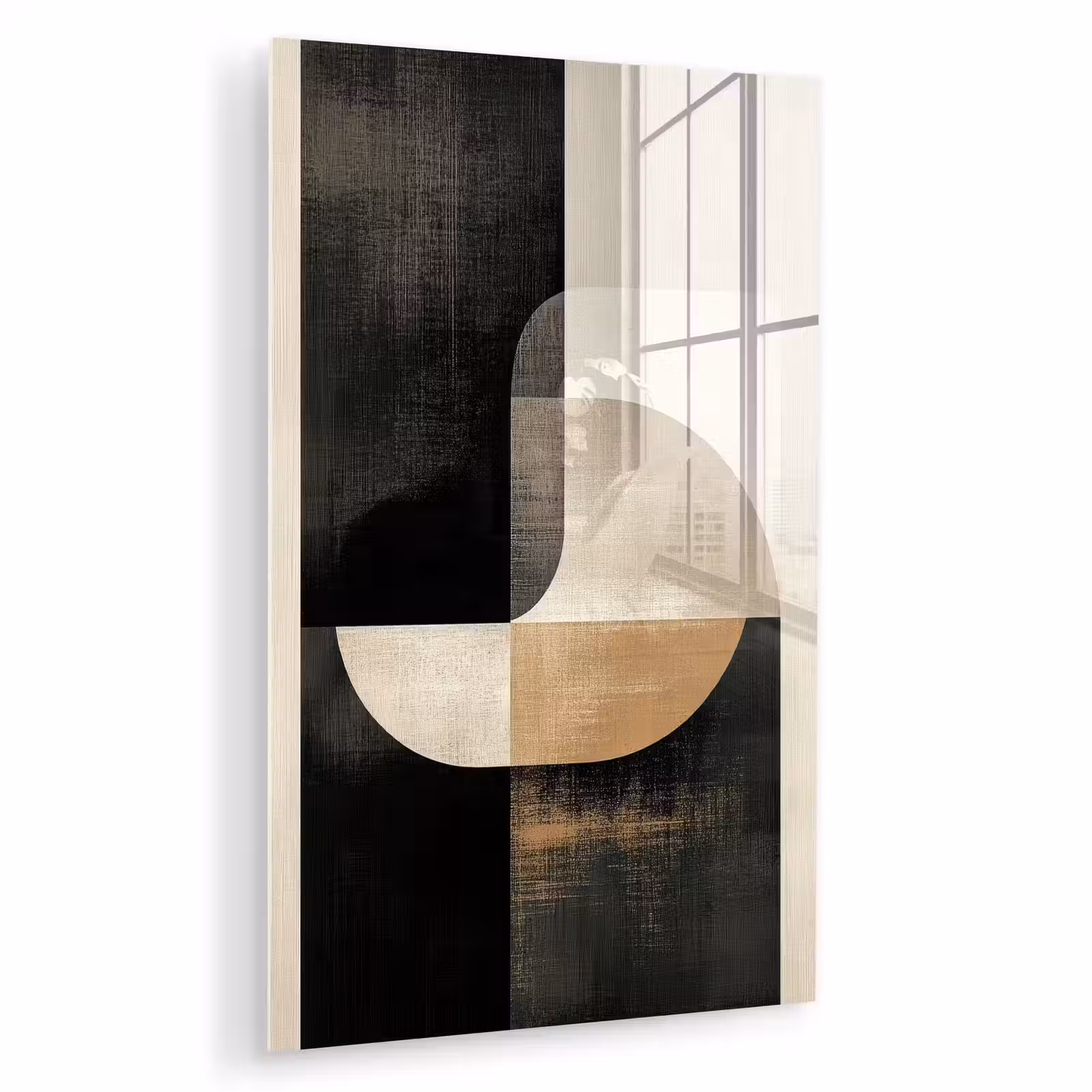 Glas schilderij - Modern - Vierkant - Vormen — 1