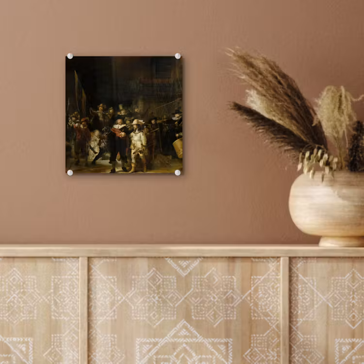 Glas schilderij - De Nachtwacht - Kunst - Oude meesters - Rembrandt — 5