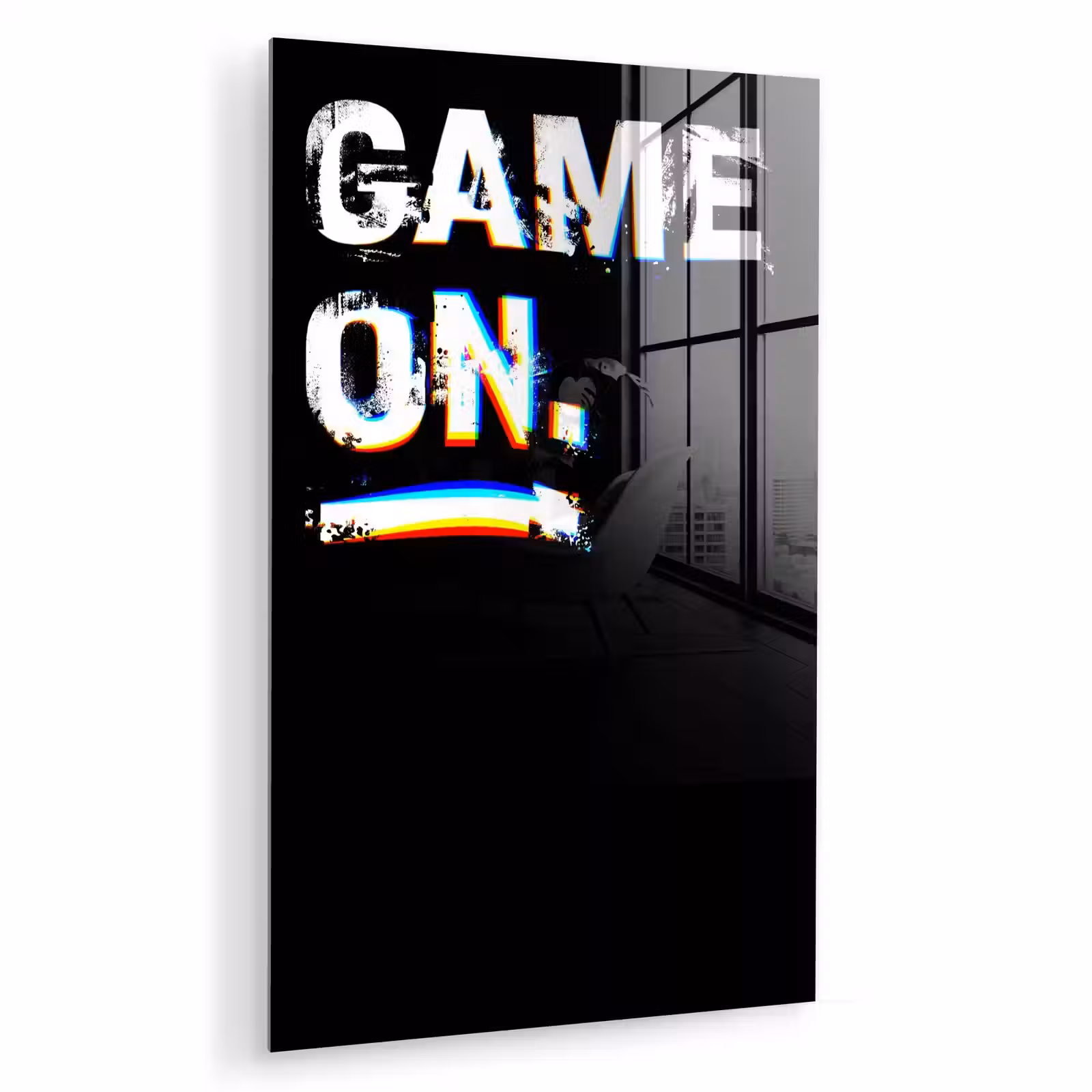 Glas schilderij - Gaming - Game - Spreuken - Quotes - Game on — 1