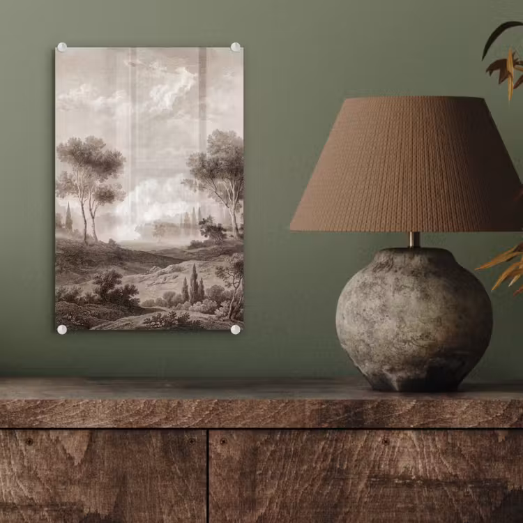 Glas schilderij - Klassiek - Landschap - Neutraal — 4