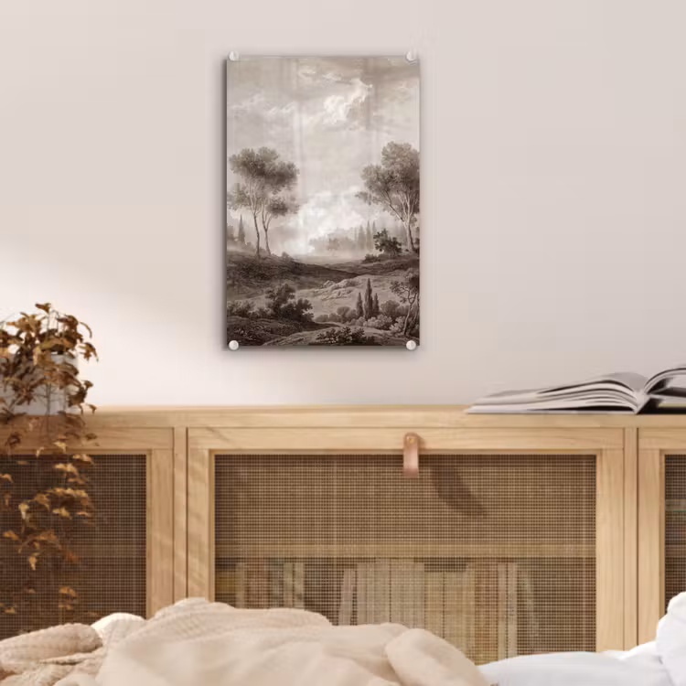 Glas schilderij - Klassiek - Landschap - Neutraal — 5