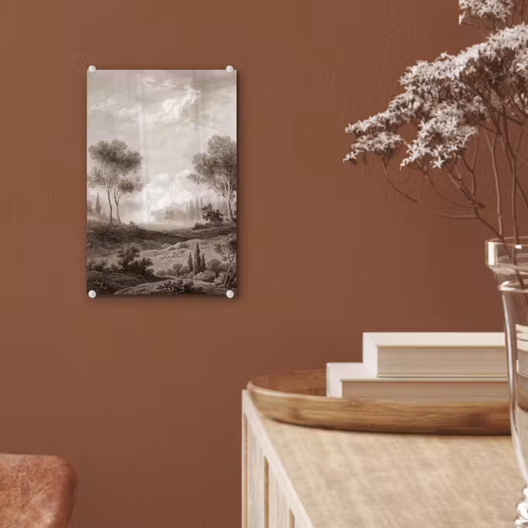 Glas schilderij - Klassiek - Landschap - Neutraal — 6