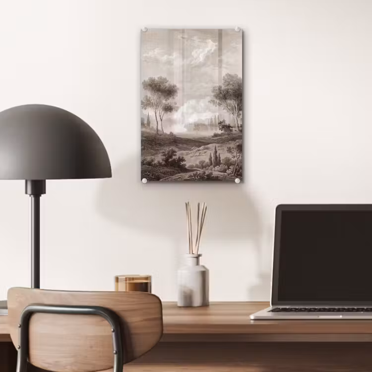 Glas schilderij - Klassiek - Landschap - Neutraal — 7