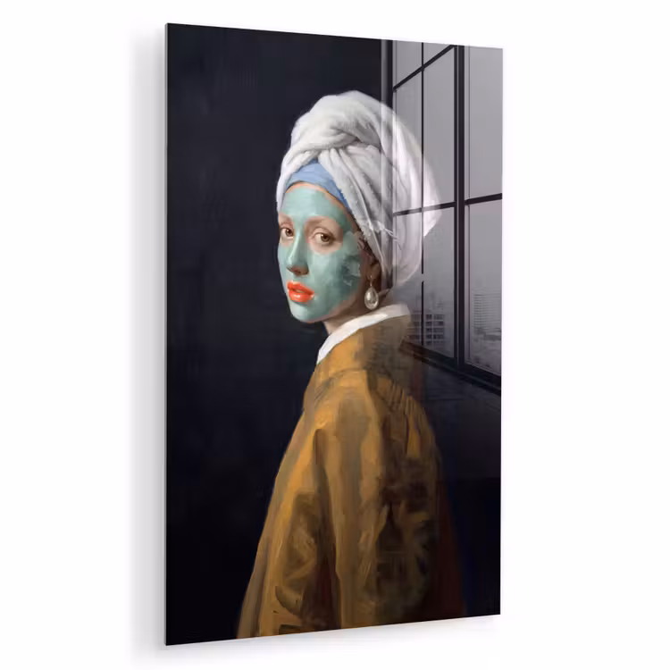Glas schilderij - Iconisch - Modern - Kleurrijk — 1