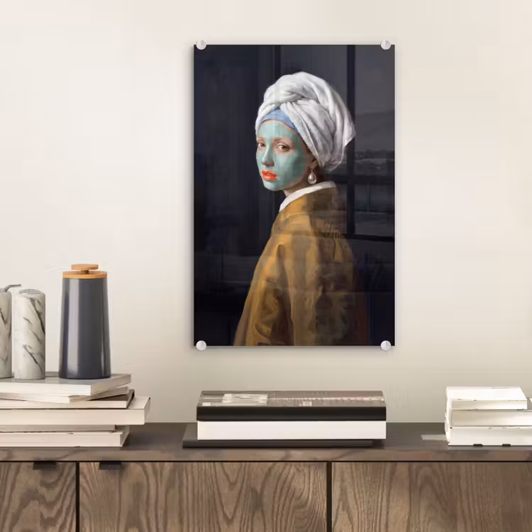 Glas schilderij - Iconisch - Modern - Kleurrijk — 2