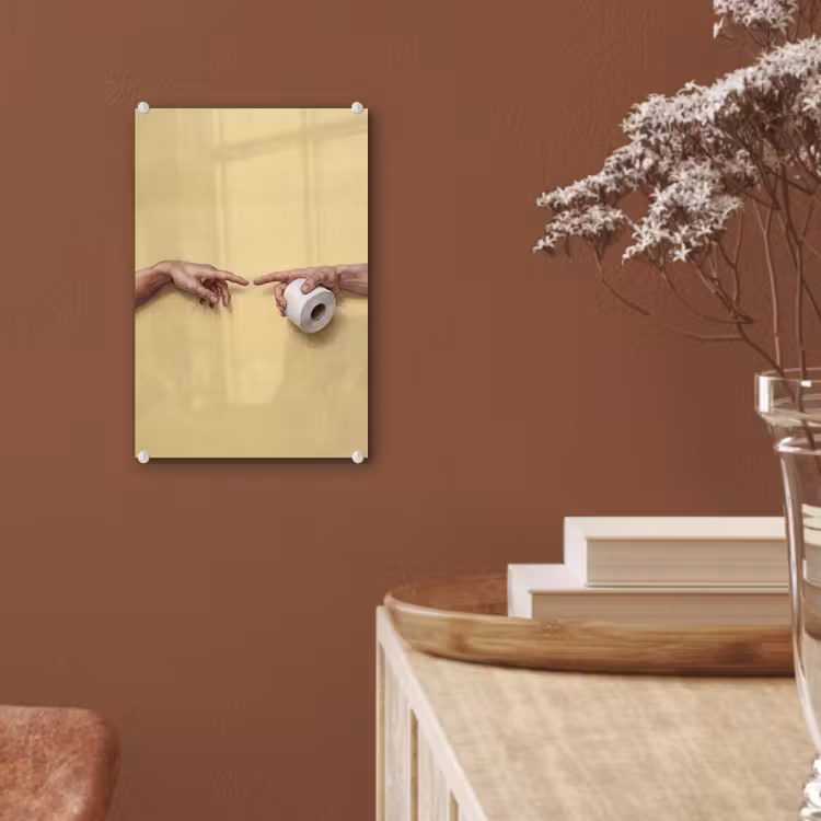 Glas schilderij - Klassiek - Kunst - Humor — 6