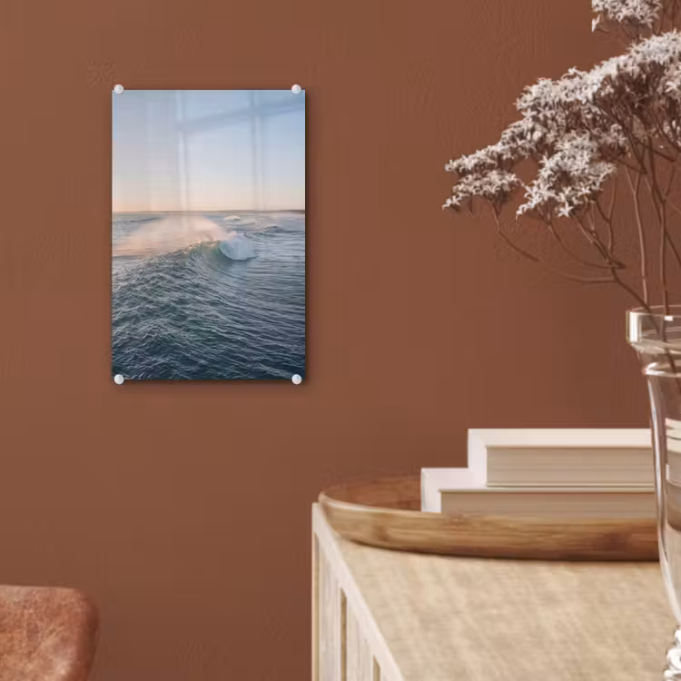 Glas schilderij - Golf - Zee - Water — 6