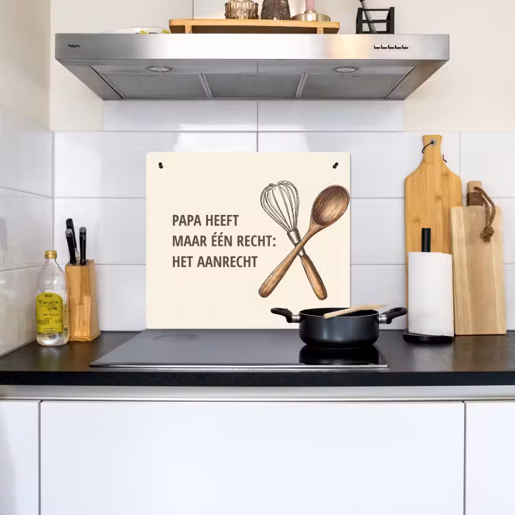 2 in 1 Inductie beschermer - Papa heeft maar één recht — 6