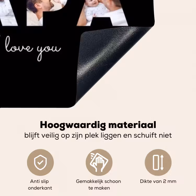2 in 1 Inductie beschermer - Papa met foto's — 3