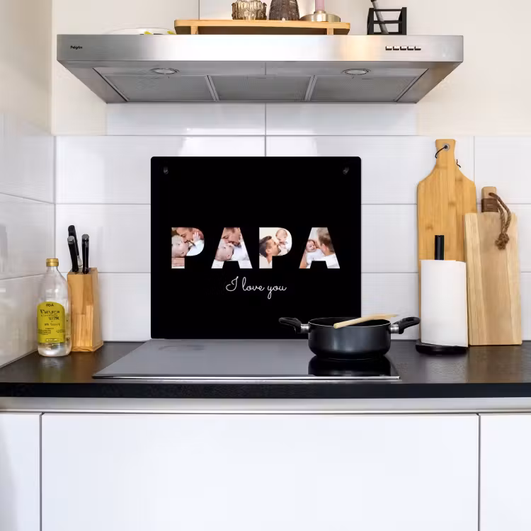 2 in 1 Inductie beschermer - Papa met foto's — 7