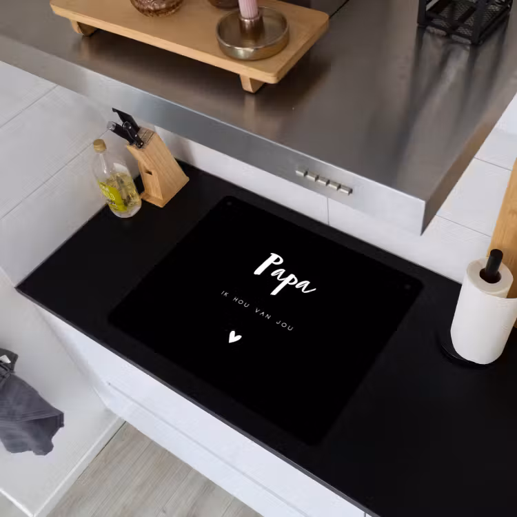 2 in 1 Inductie beschermer - Papa met tekst — 6