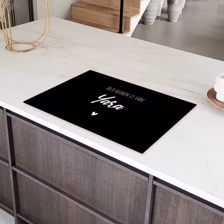 Inductie beschermer - Deze keuken is van: — 4