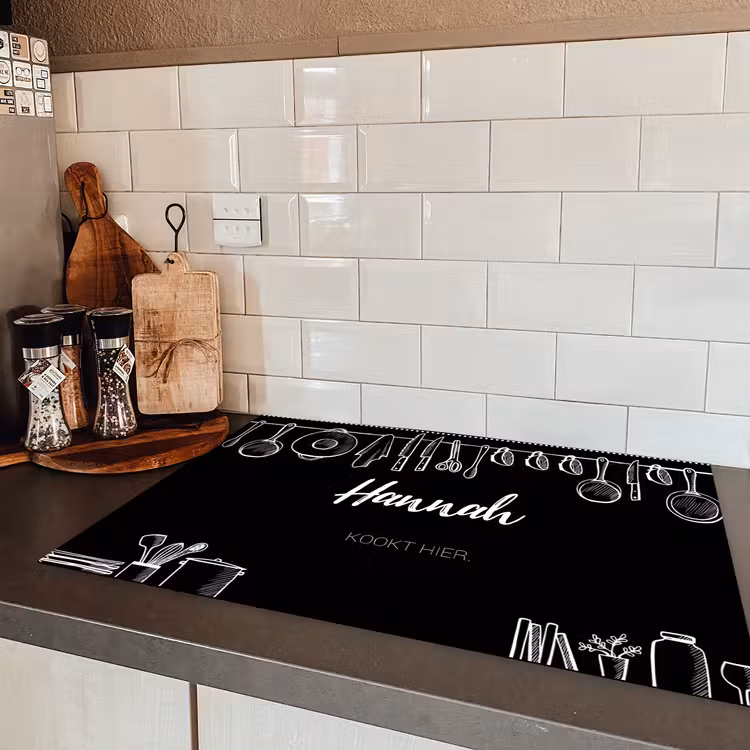 Inductie beschermer - Keuken zwart — 2