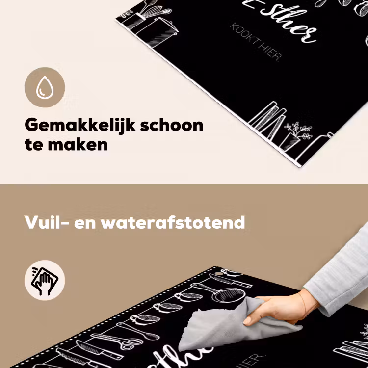 2 in 1 Inductie beschermer - Keuken zwart — 5