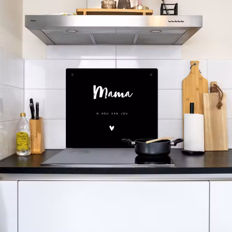 2 in 1 Inductie beschermer - Mama met tekst — 7