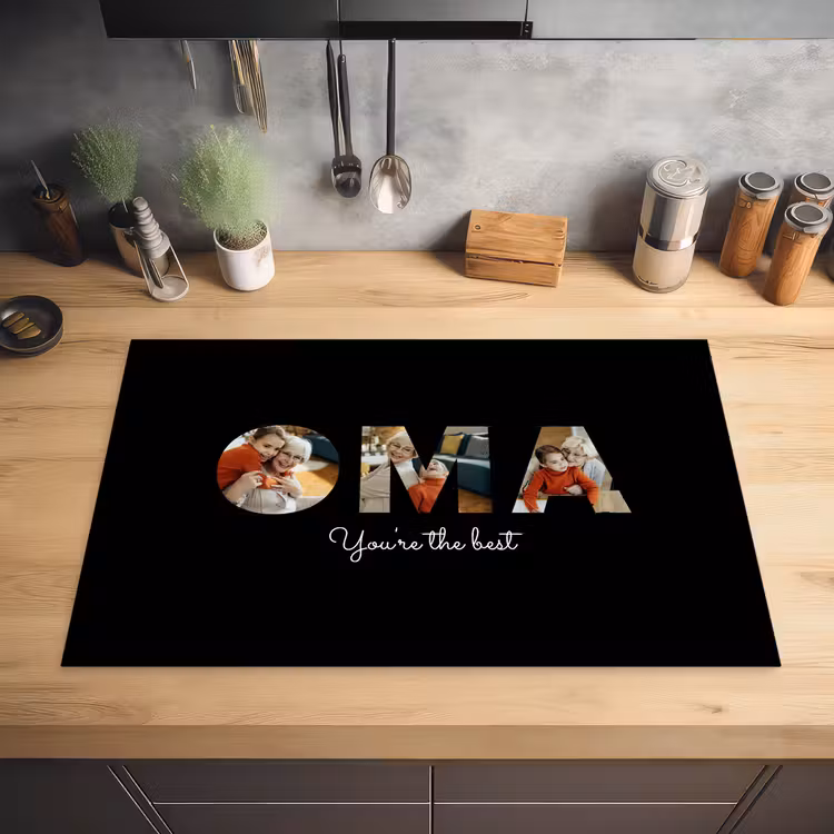 Inductie beschermer - Oma met foto's — 2