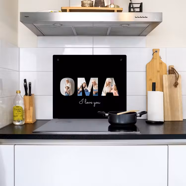 2 in 1 Inductie beschermer - Oma met foto's — 7
