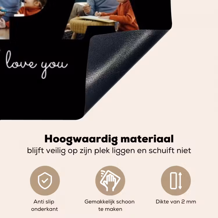 2 in 1 Inductie beschermer - Opa met foto's — 3