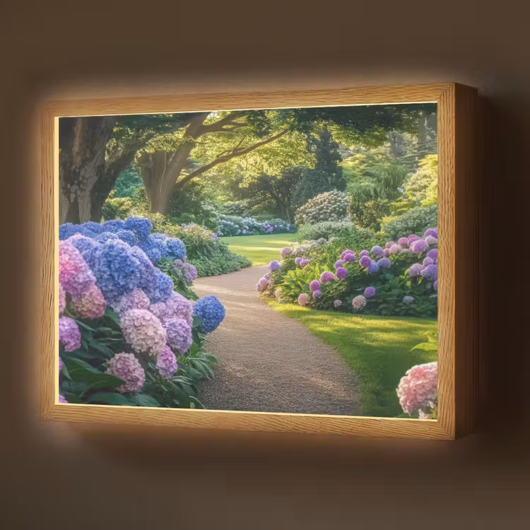 Lightbox - Wandlamp - Hortensia- Park - Pad — 1