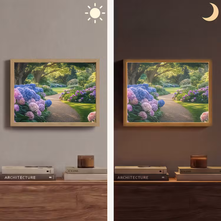 Lightbox - Wandlamp - Hortensia- Park - Pad — 6