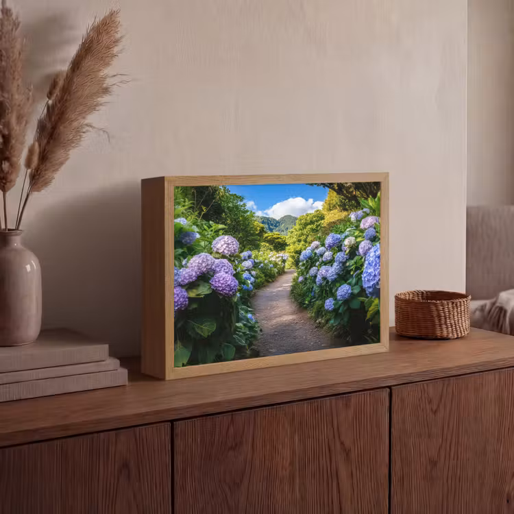 Lightbox - Wandlamp - Hortsensia - Pad - Bloemen — 4