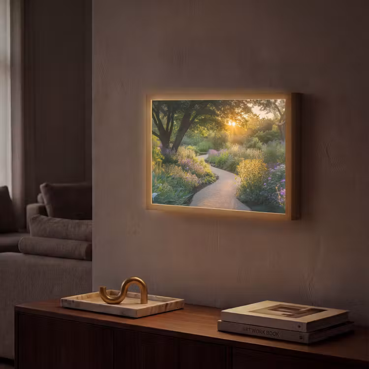 Lightbox - Wandlamp - Pad - Bloemen - Park — 2