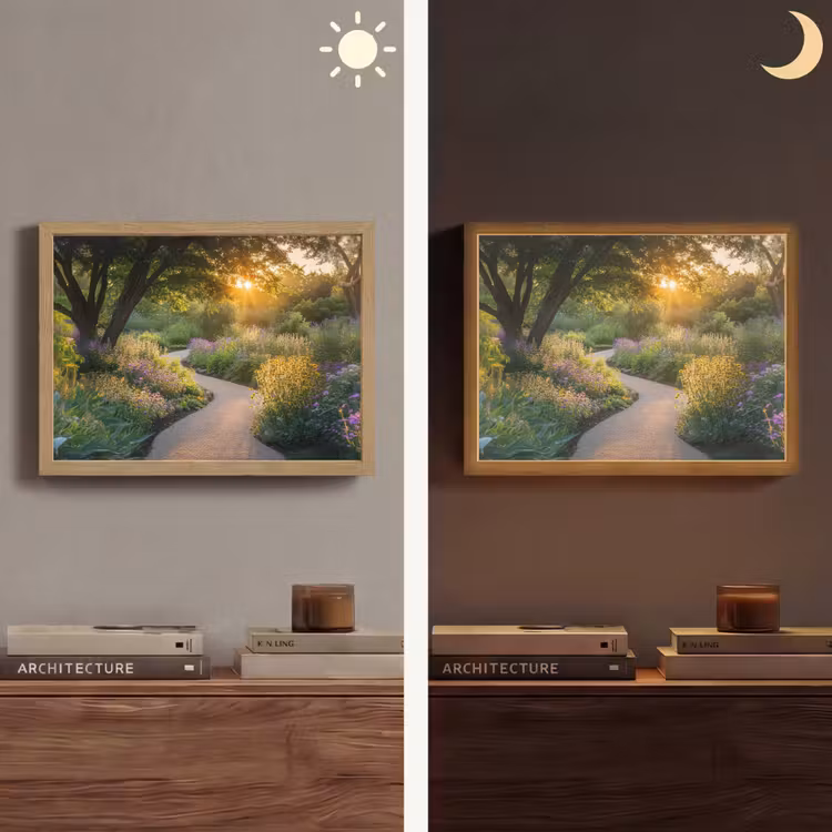 Lightbox - Wandlamp - Pad - Bloemen - Park — 6