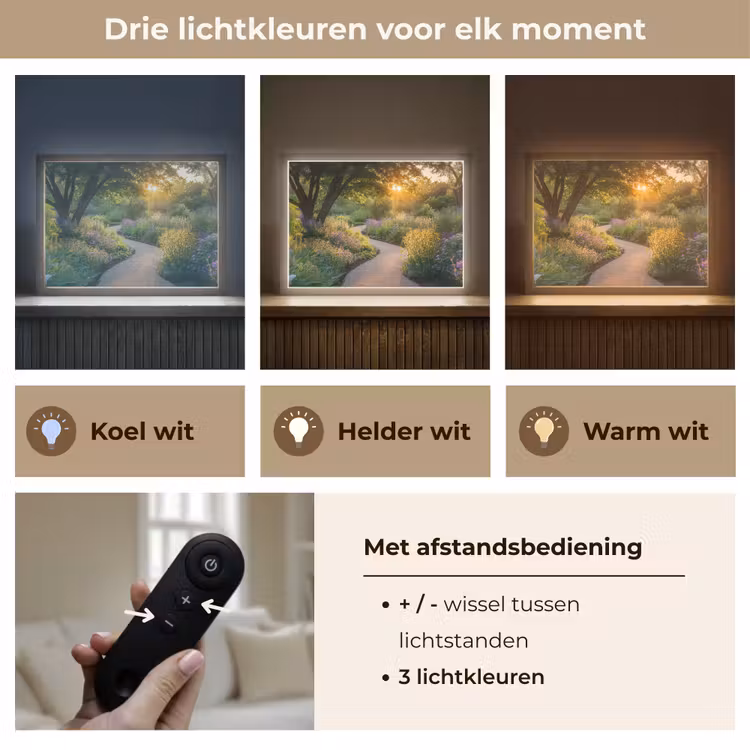 Lightbox - Wandlamp - Pad - Bloemen - Park — 8