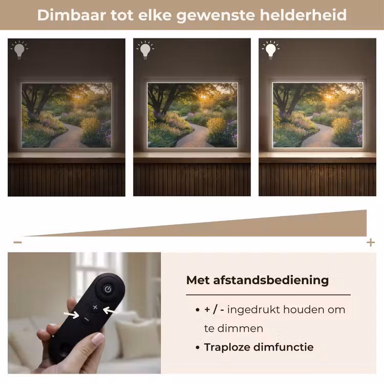 Lightbox - Wandlamp - Pad - Bloemen - Park — 9
