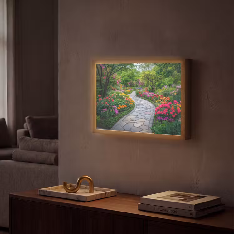 Lightbox - Wandlamp - Park - Bloemen - Tuin — 2