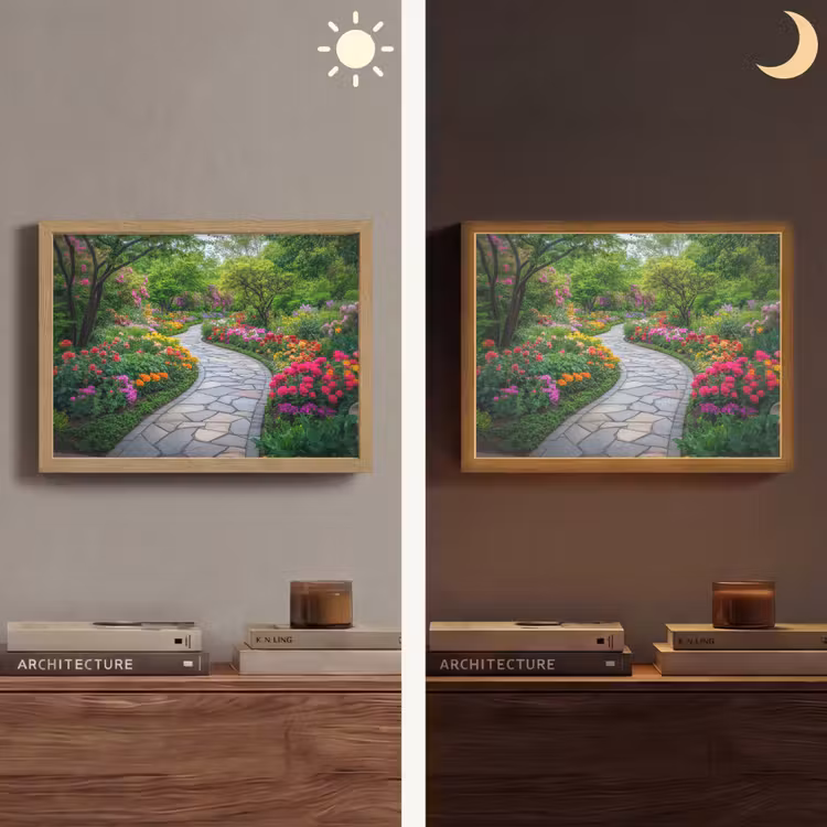 Lightbox - Wandlamp - Park - Bloemen - Tuin — 6