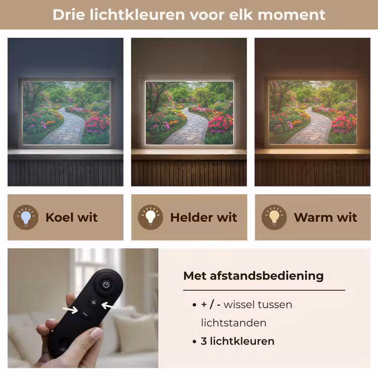 Lightbox - Wandlamp - Park - Bloemen - Tuin — 8