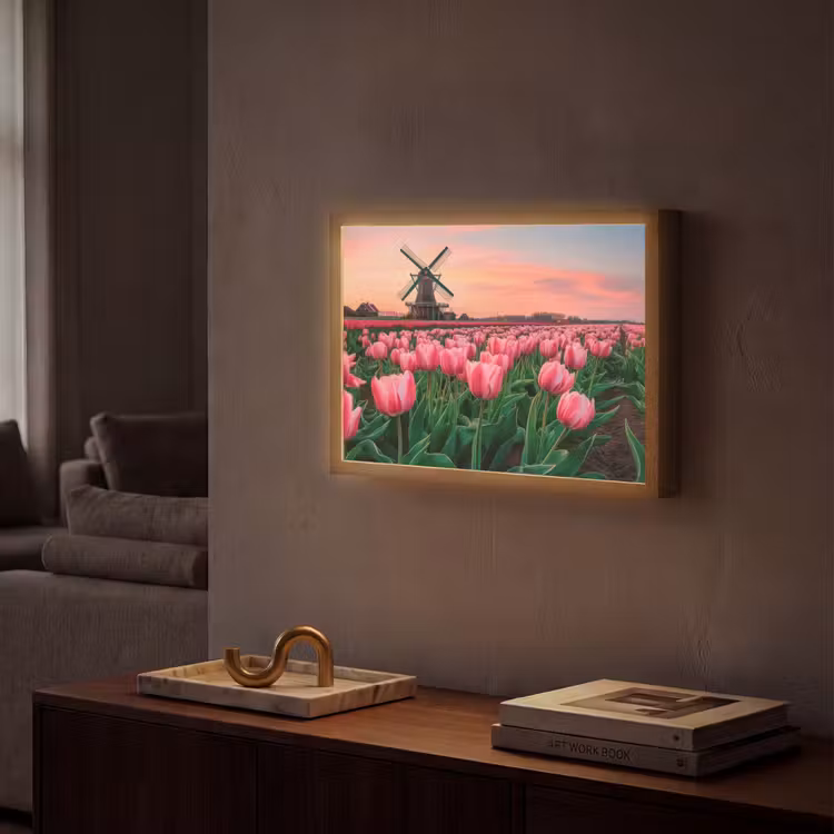 Lightbox - Wandlamp - Tulpen - Molen - Nederland — 2