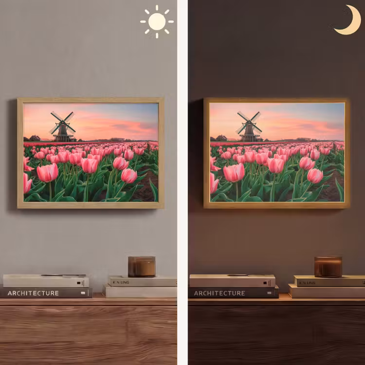 Lightbox - Wandlamp - Tulpen - Molen - Nederland — 6