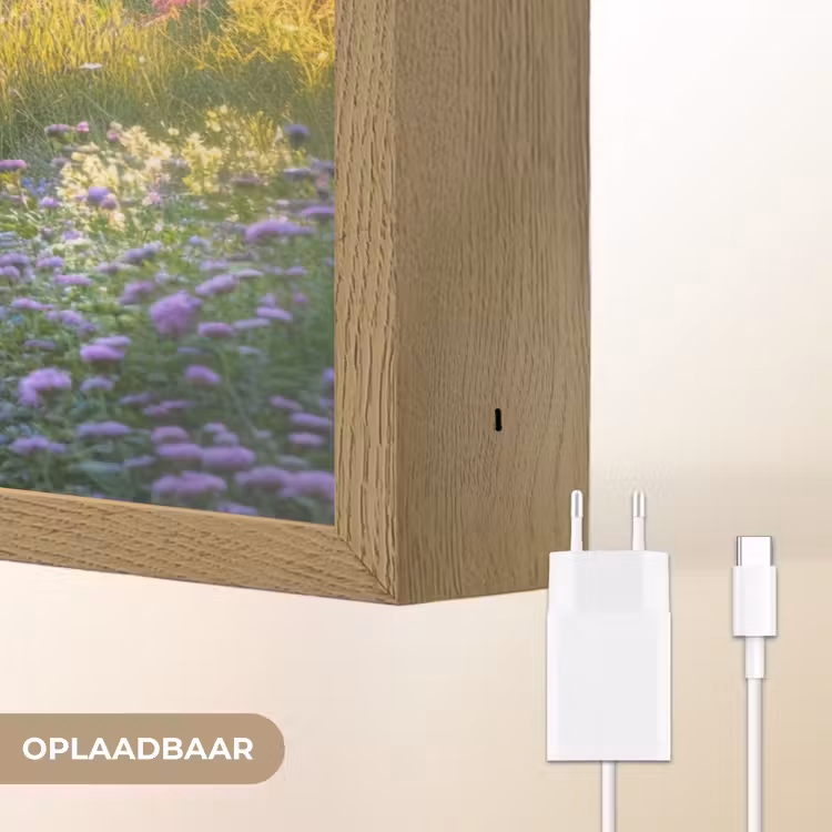 Lightbox - Wandlamp - Tuinhuisje - Blauw - Bloemen — 7