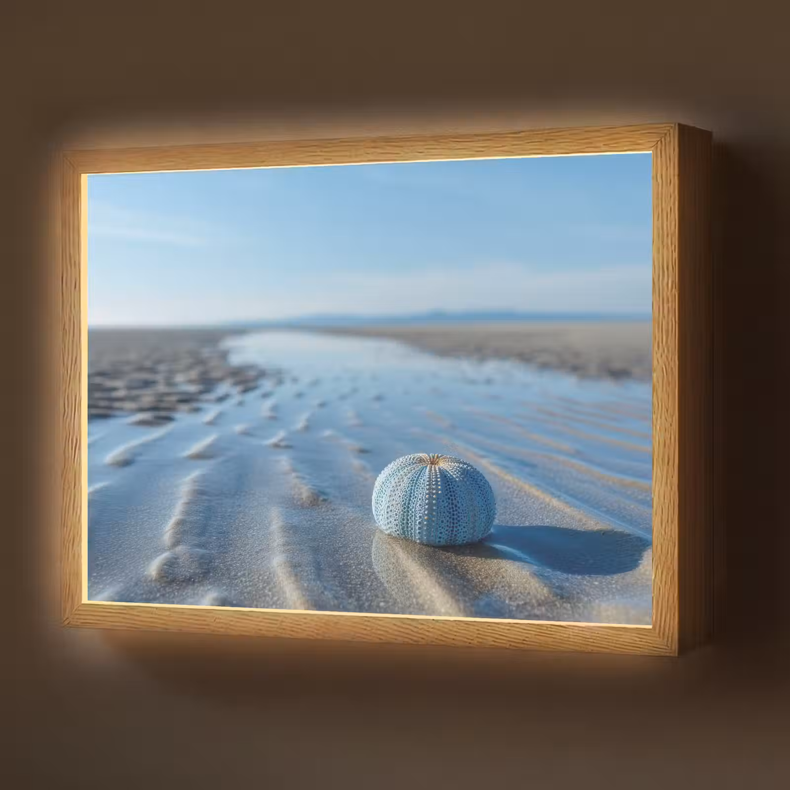 Lightbox - Wandlamp - Strand - Schild - Water - Blauw — 1