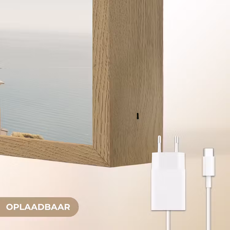 Lightbox - Wandlamp - Kust - Klif - Boom - Gebouw — 7