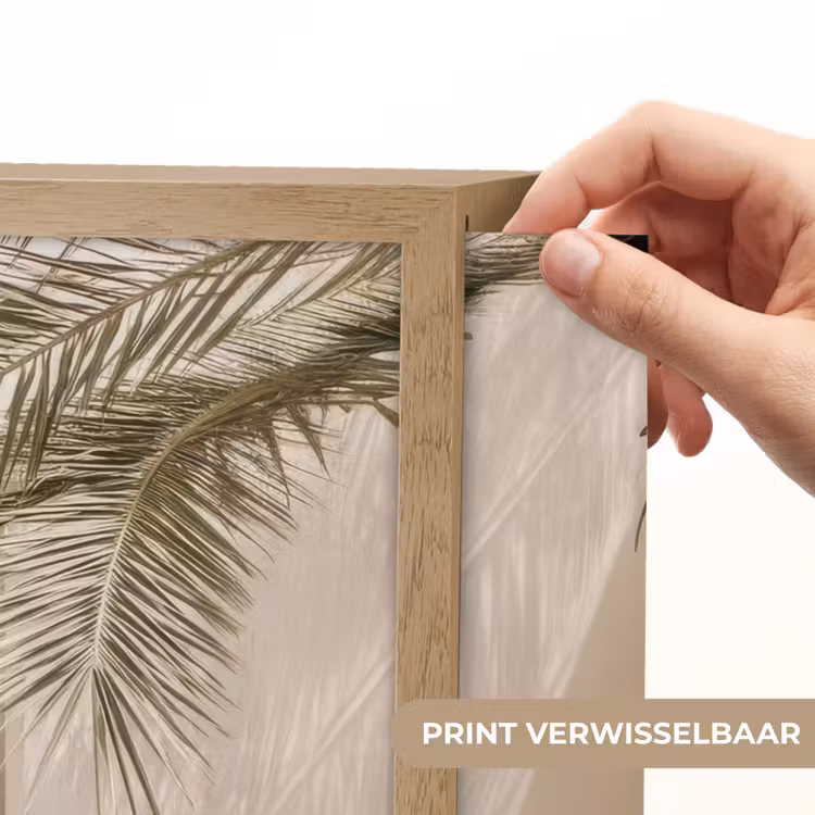 Lightbox - Wandlamp - Palmboom - Schaduw - Trap - Beige — 5