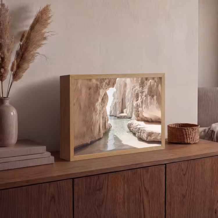 Lightbox - Wandlamp - Rotsen - Zee - Zand - Kloof — 4