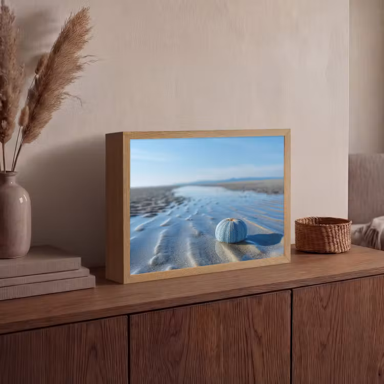 Lightbox - Wandlamp - Strand - Schild - Water - Blauw — 4