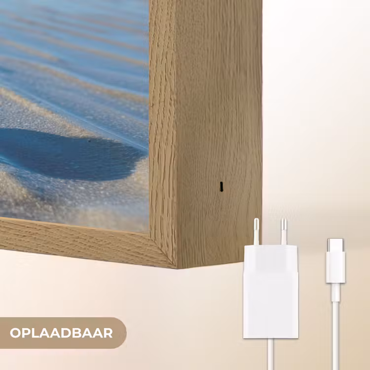 Lightbox - Wandlamp - Strand - Schild - Water - Blauw — 7