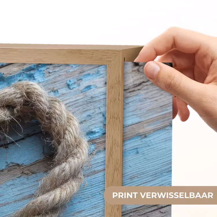 Lightbox - Wandlamp - Hart - Touw - Hout - Rustiek — 5
