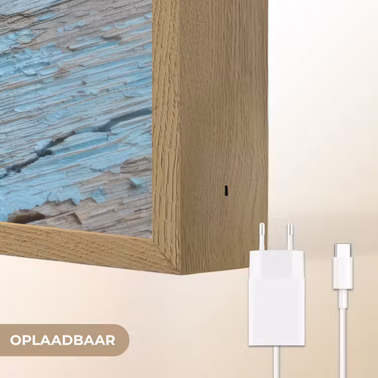 Lightbox - Wandlamp - Hart - Touw - Hout - Rustiek — 7