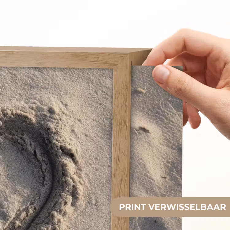 Lightbox - Wandlamp - Hartvorm - Getekend - Beige - Zand — 5